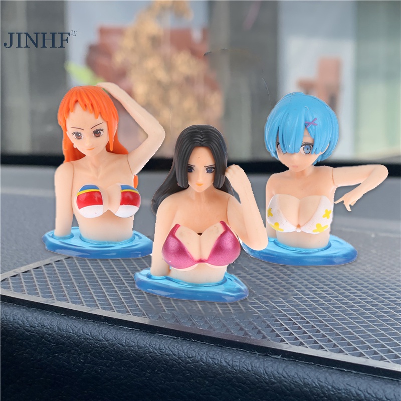 Jinf Đồ trang trí Búp Bê anime Lắc Ngực Trang Trí Nội Thất Xe Hơi Xe Máy Xe Đạp Làm Quà Tặng Bán Chạy