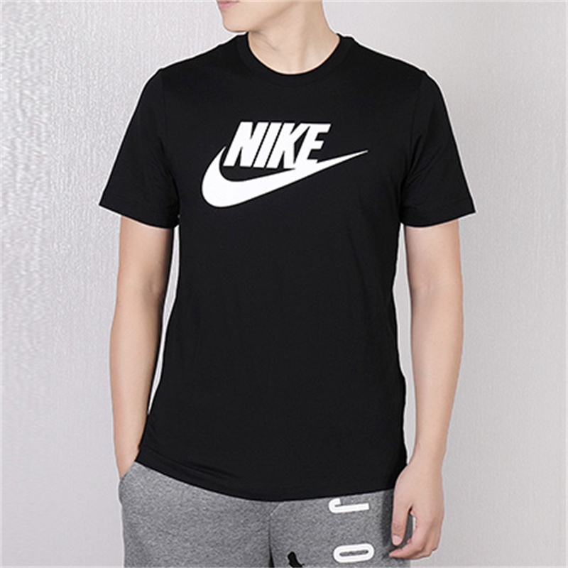Nike Áo Thun Thể Thao 100% cotton Siêu Nhẹ Nhanh Khô Ngắn Tay Thời Trang Dành Cho Nam ar5005