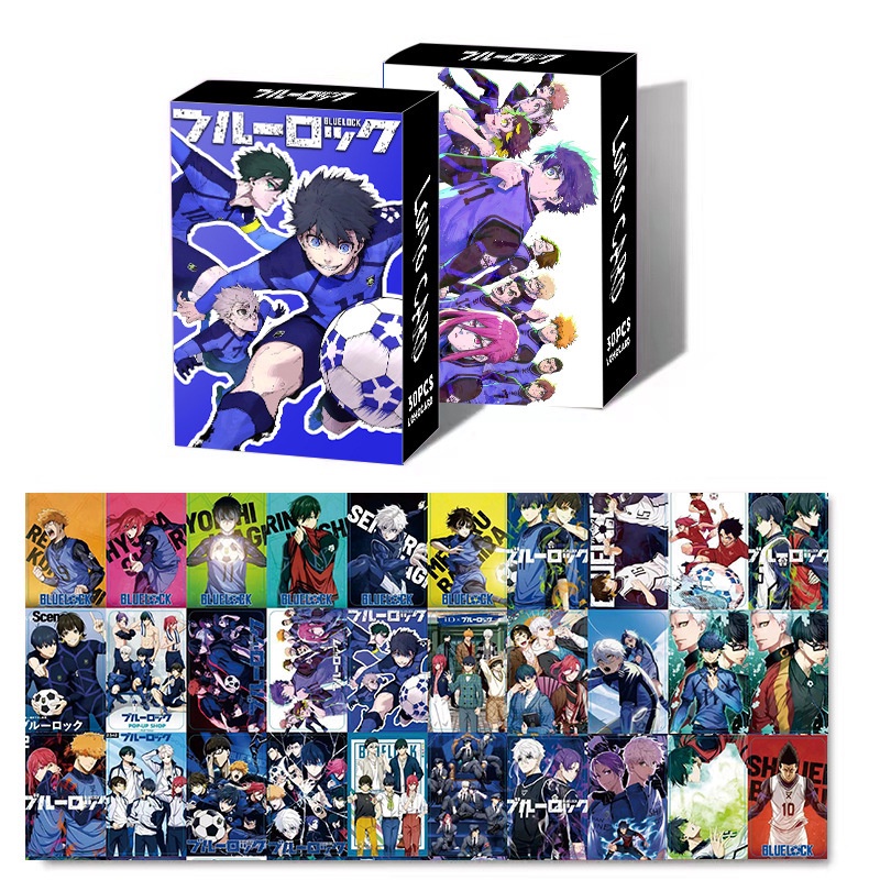 OSHI NO KO NARUTO BLUE LOCK Lomo Card Photocard 30pcs/box