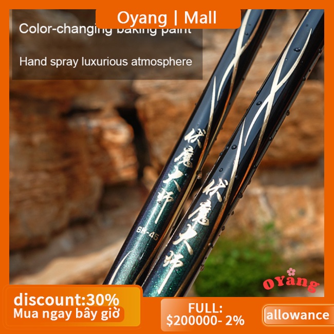 Oyang Cần Câu Cá 6h Bằng Sợi carbon Siêu Nhẹ Tiện Dụng