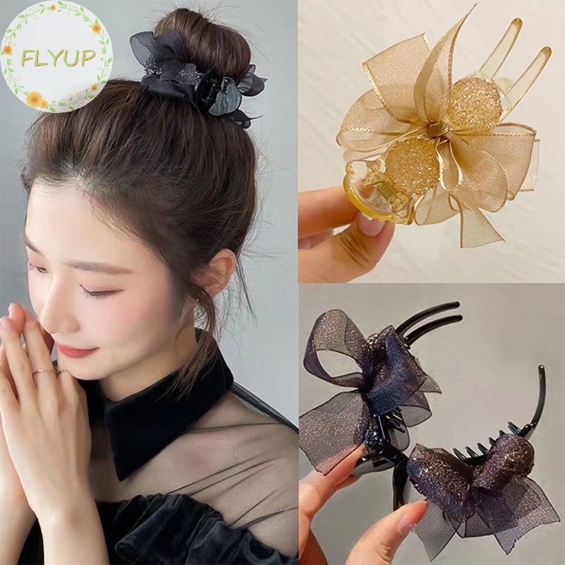 Kẹp Tóc Hình Nơ Đính Đá Thời Trang Cho Nữ vn