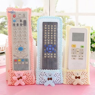 FAIRNULL Vỏ Bọc Điều Khiển Tv/Máy Lạnh Chống Bụi Hình Gấu Dễ Thương