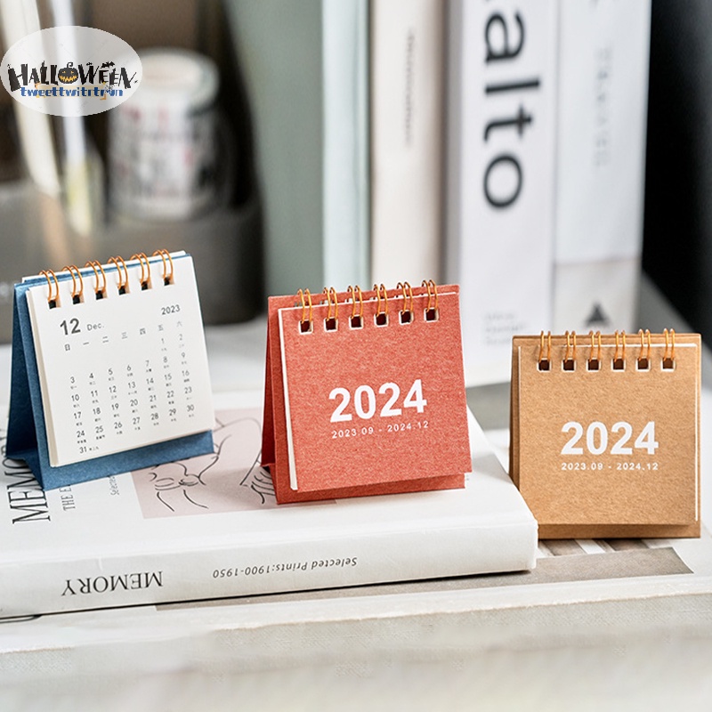 Tri Lịch 2024 mini Để Bàn Dùng Trang Trí Văn Phòng / Học Sinh