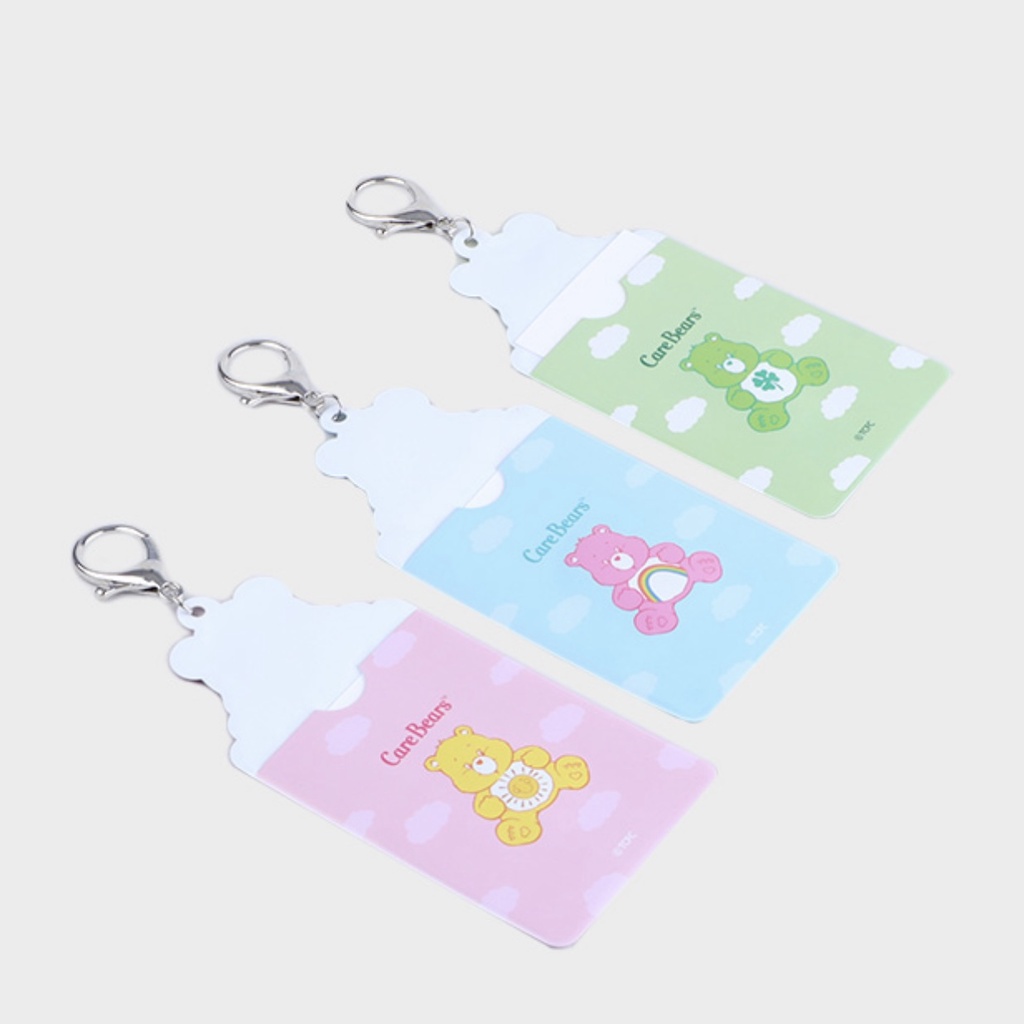 DAISO HÀN - CARE BEARS PHOTO KEYRING - MÓC KHÓA ĐỰNG HÌNH, ẢNH, PHOTOCARD ĐÁNG YÊU