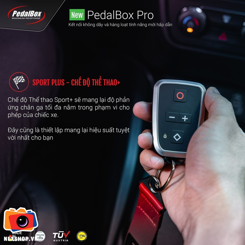 CHIP CHÂN GA THẾ HỆ MỚI - PEDALBOX PRO cho các dòng xe Ford