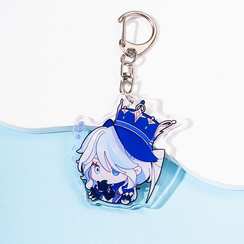 Móc khoá và dây treo điện thoại Lyney Furina Lynette Anime Genshin Impact Cute phụ kiện trang trí dễ thương