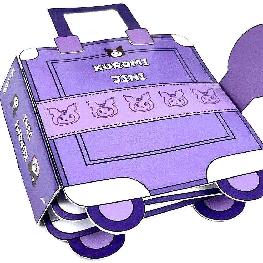 Rapph kuromi Đồ Chơi Cuốn Sách Hoạt Động Cốp Xe anime my melody 3d Bằng Giấy Thủ Công