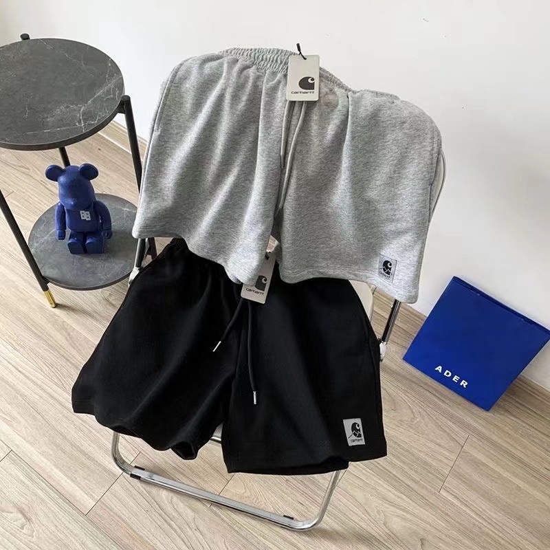 Carhartt Quần Short Thể Thao Vải cotton Thoáng Khí Nhanh Khô Thêu logo Cá Tính Cho Nam