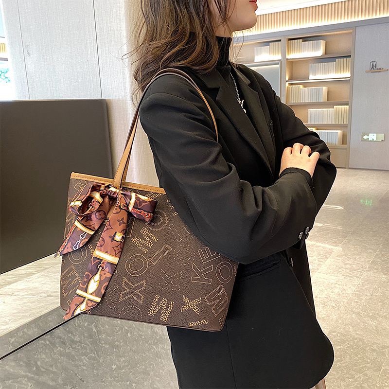 Túi tote công sở nữ XOM tặng kèm khăn đi làm đi chơi sang chảnh