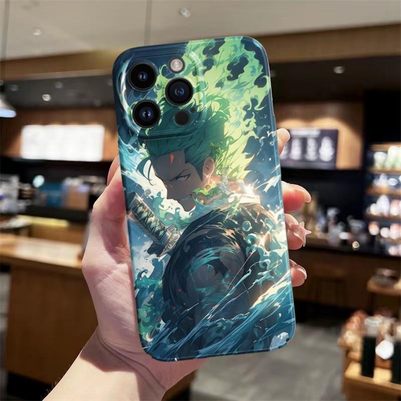 Ốp Điện Thoại acrylic Cứng In Hoạt Hình one piece Cho iphone 11 15 12 pro max 13 mini 11pro 12 pro plus