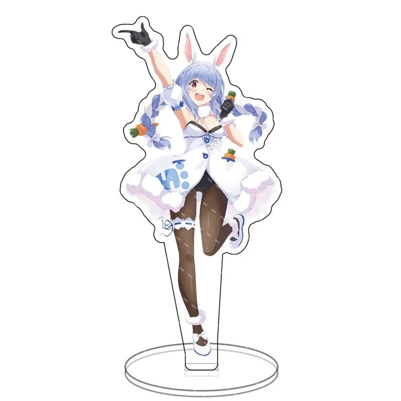 Mô hình Standee Anime Hololive Vtuber Pekora Rushia Hosimati Suisei Inugami Korone Phụ kiện trang trí để bàn góc học tập