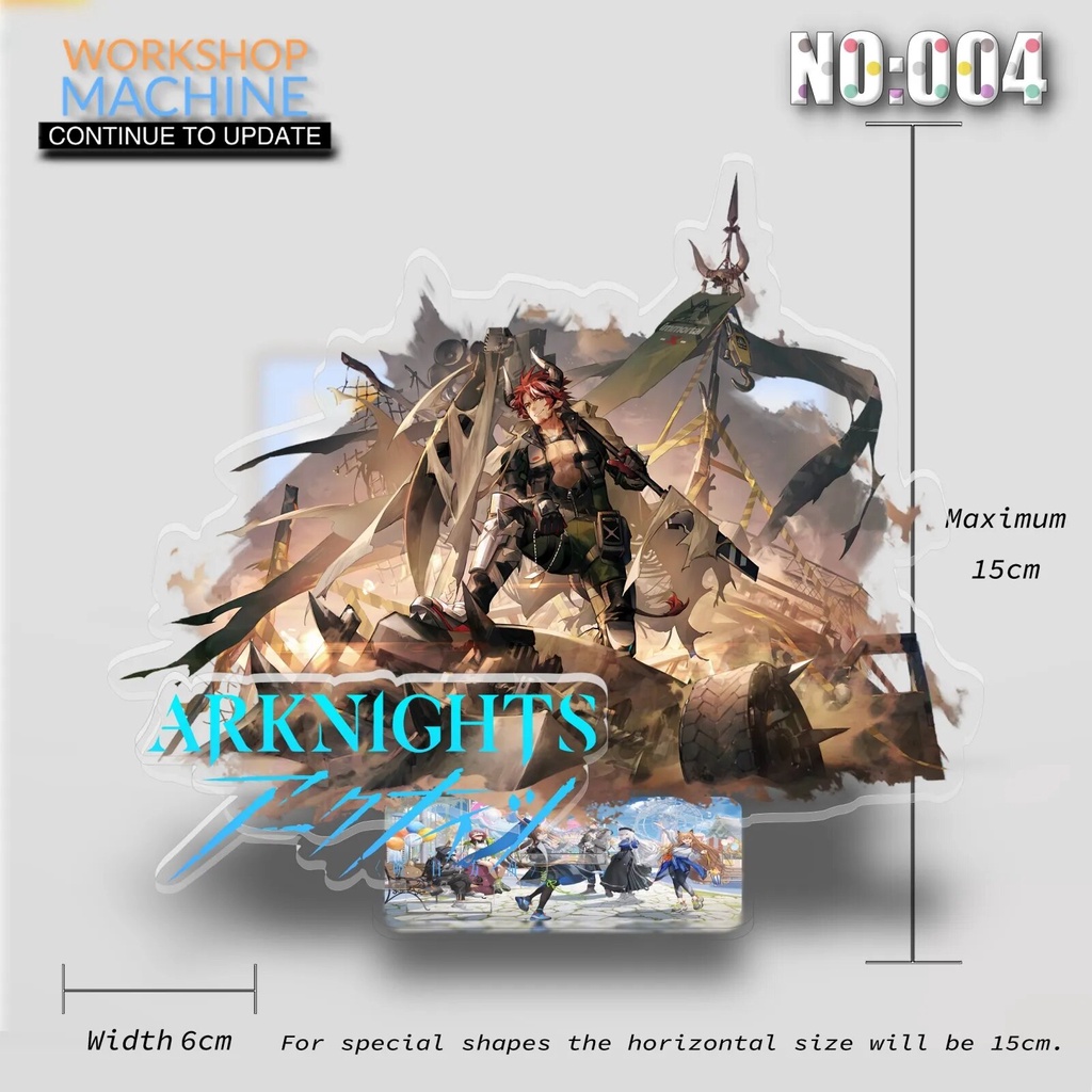 Mô hình Standee Arknights P1 Anime Characters Acrylic game Phụ kiện trang trí để bàn góc học tập