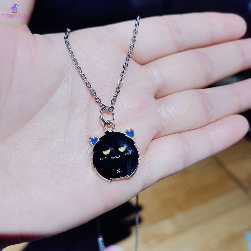 Miua🔮Vòng cổ Hình Ma Màu Trắng Cá Tính Thời Trang Dành Cho Nữ Dễ Thương 2024