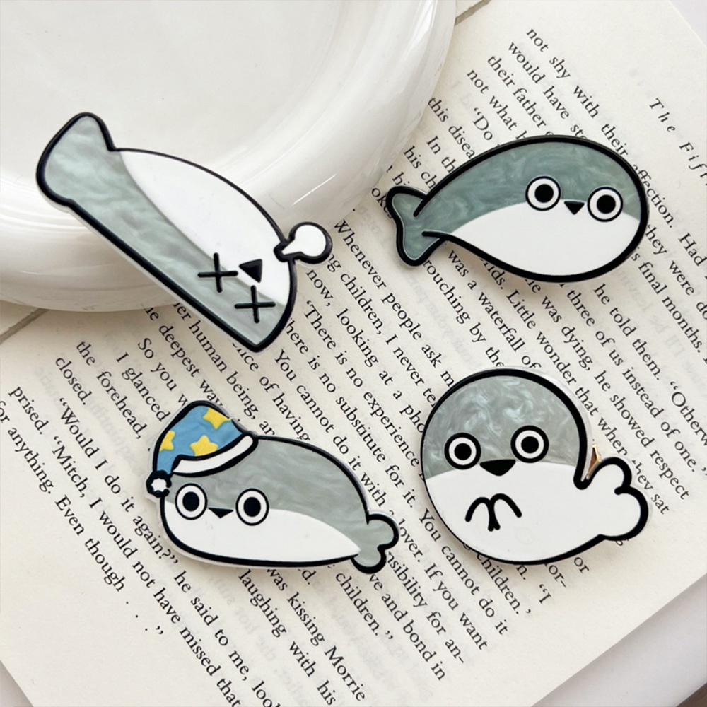 Yb3 Kẹp Tóc Cá Heo / Rùa Sakabambaspis janvieri Dễ Thương Sáng Tạo Cho Nữ by3