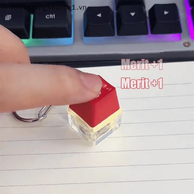 Đồ Chơi Mặt Vòng cổ Đèn led + 1 Nút Bàn Phím Cơ Giảm Căng Thẳng