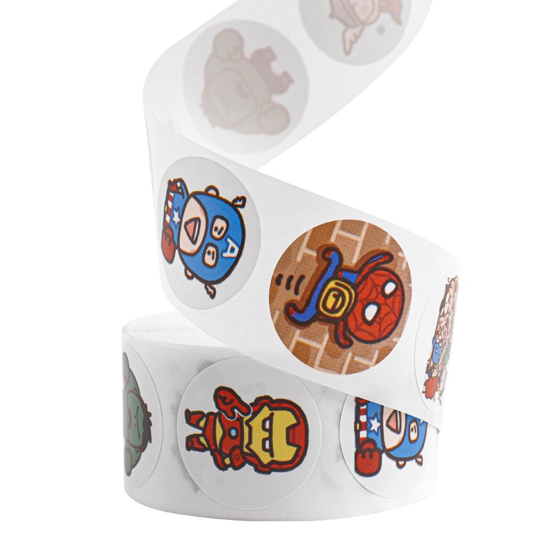 500 Miếng Dán Hình avengers Trang Trí Mũ Bảo Hiểm Xe Đạp