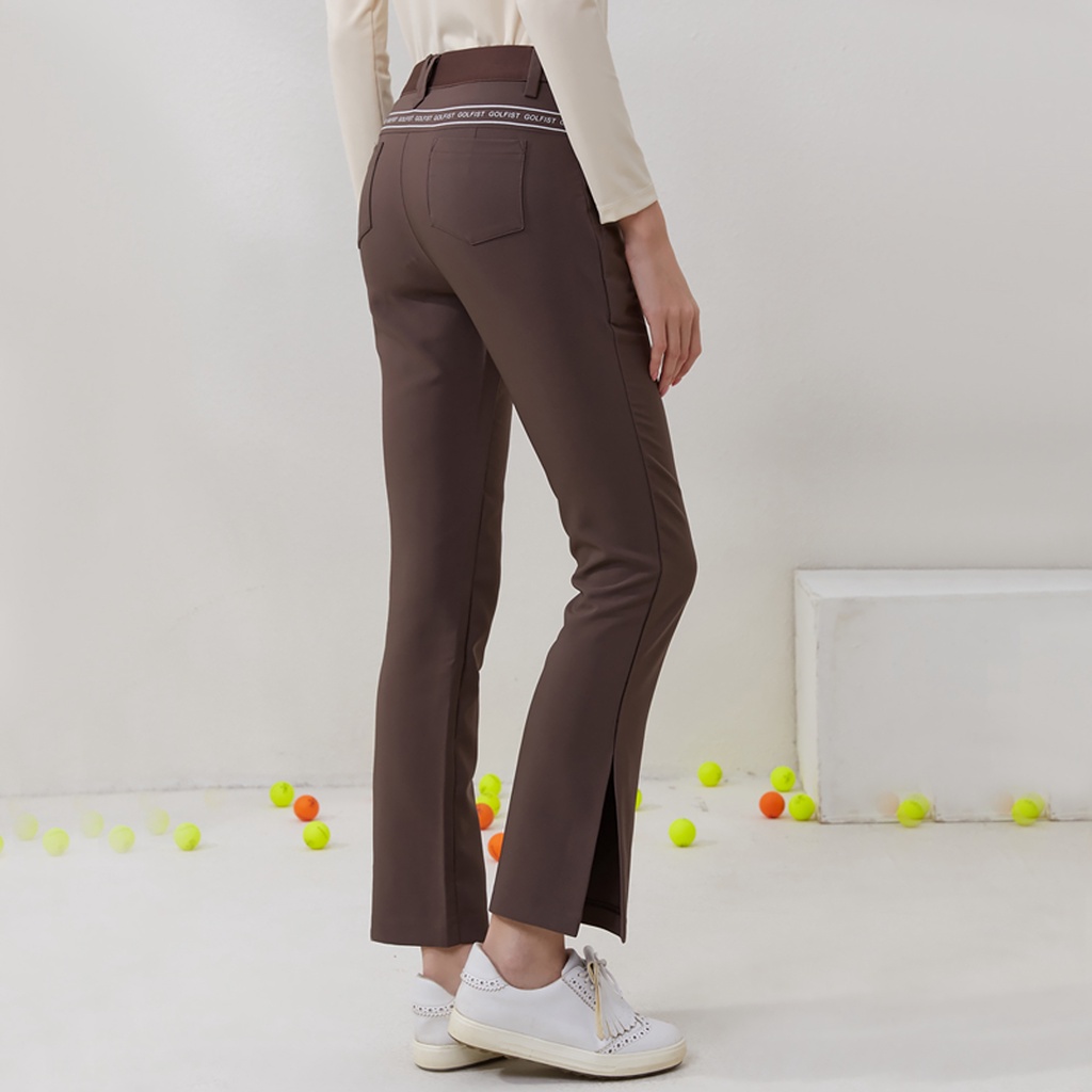 Quần Dài Ống Loe Lưng Thun Co Giãn Tốt Thời Trang Xuân Thu Cho Nữ Chơi golf ca7l