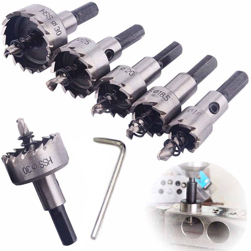 Bộ Mũi Khoan Kính / hss / Sắt Chuyên Dụng Cho Thợ Làm Việc