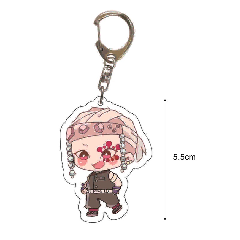 Bh Móc Khóa acrylic Hình demon slayer Dễ Thương