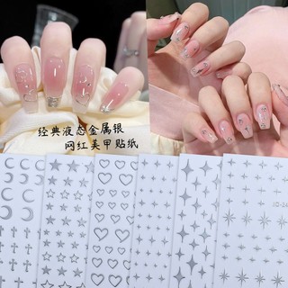 Sticker Dán Móng Hình Trái Tim Dễ Thương 2023