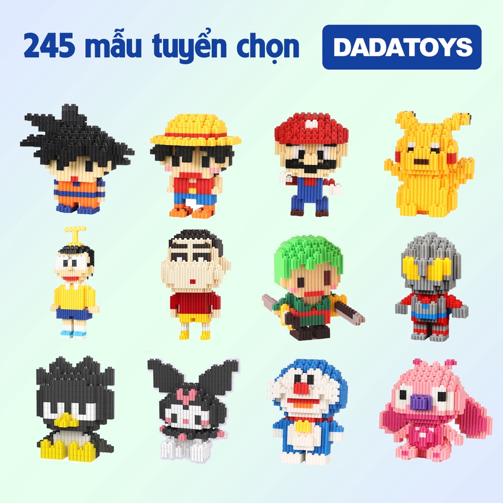 Đồ Chơi Lego Mini Lắp Rap Nhân Vật Hoạt Hình ngộ nghĩnh 3D Phát Triển TRí