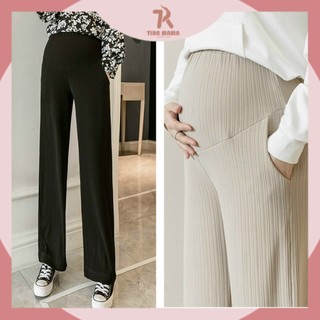 Quần bầu QB375 Quần bầu tăm dáng dài Quần bầu công sở legging lửng mặc váy mặc trong váy ống rộng TIRA