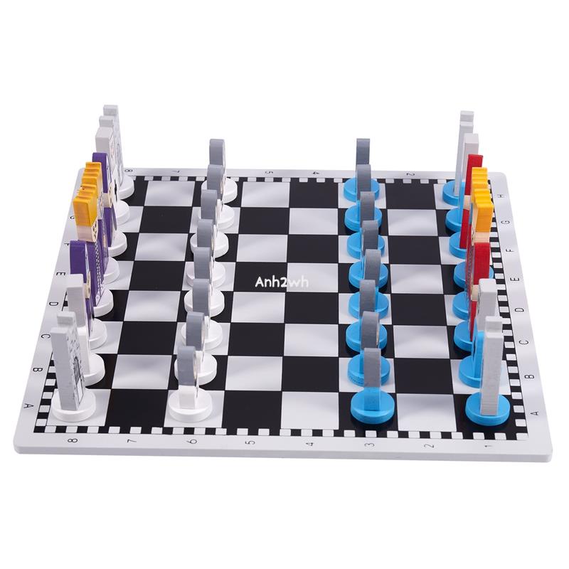 Bộ Cờ Vua Bằng Gỗ Hoạt Hình Quà Tặng Cho Bé