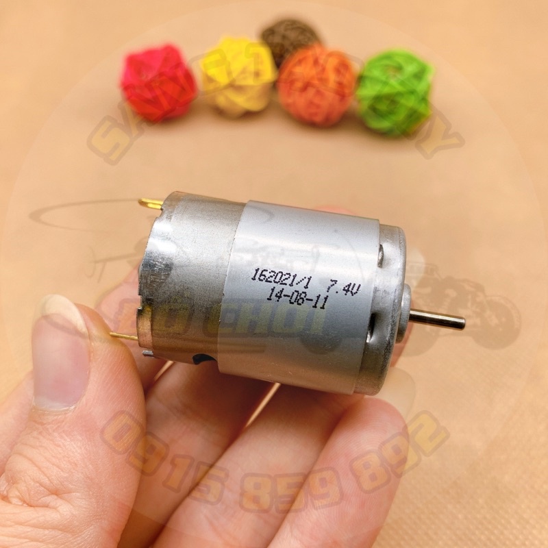 Động cơ 380 7.4V - 15000RPM có quạt làm mát. Dùng cho máy bay, tàu thuyền, ô tô mô hình RC