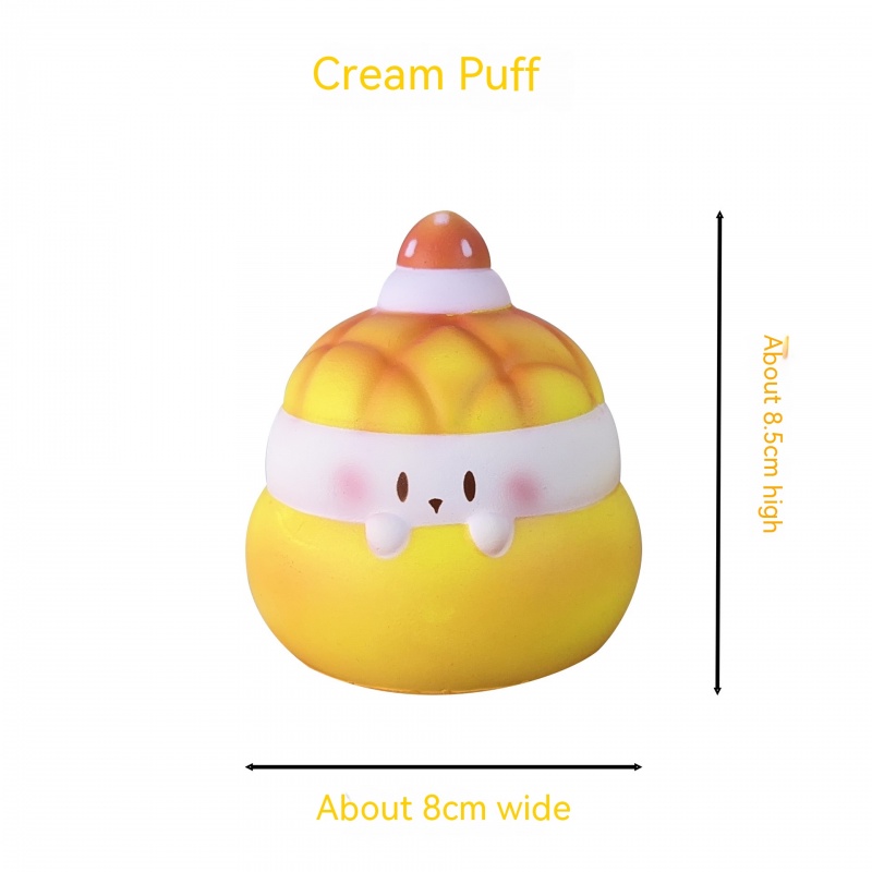 Squishy Đồ Chơi Mô Phỏng Bánh Mì Nướng Đàn Hồi Chậm Có Nhạc