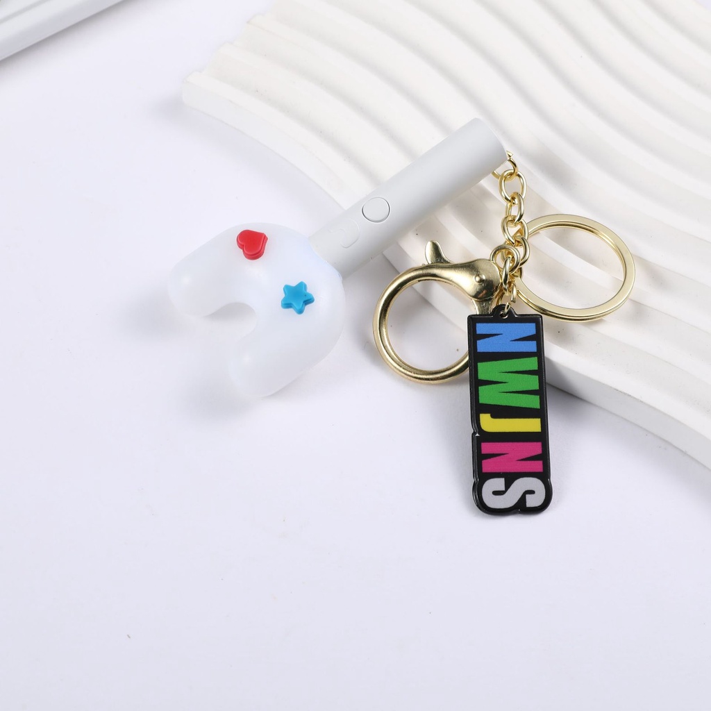 Móc Khóa Đèn Điện Tử Nhiều Màu kpop newjeans