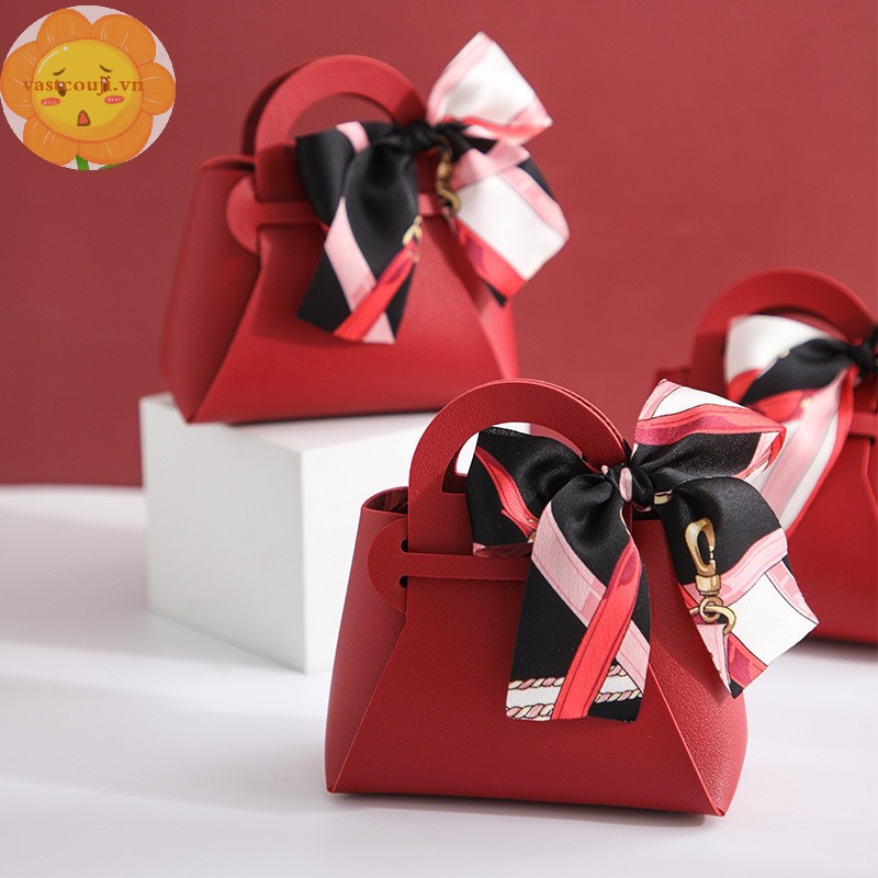 Vastji Hộp Đựng Trang Sức mini Bằng Da Dùng Làm Quà Tặng Đám Cưới vn