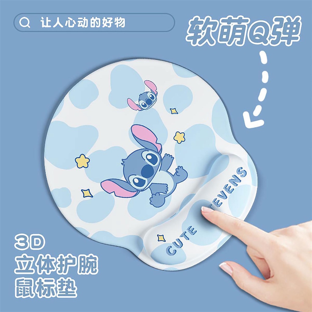 Miếng Lót Chuột Và Bàn Phím Hình stitch Dễ Thương