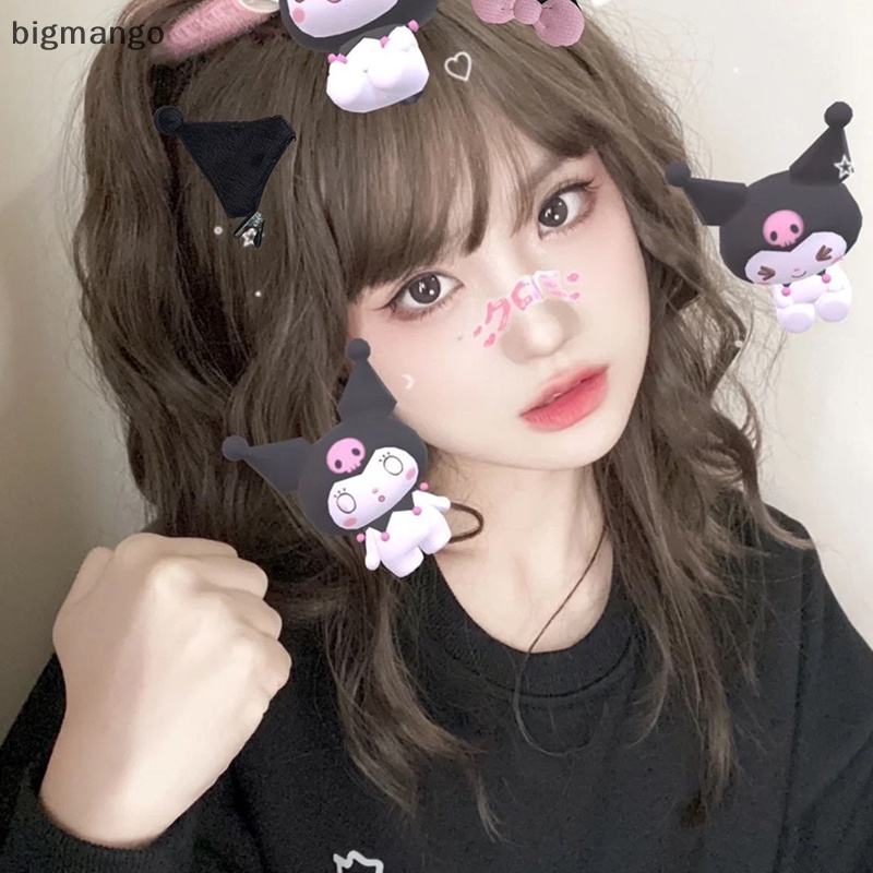 Bigmango Set 2 Kẹp Tóc Hình Tai Thỏ kuromi Dễ Thương Cho Bé Gái