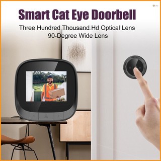 Night Vision Cat Eye Doorbell with Battery - Smart Home Security Solution