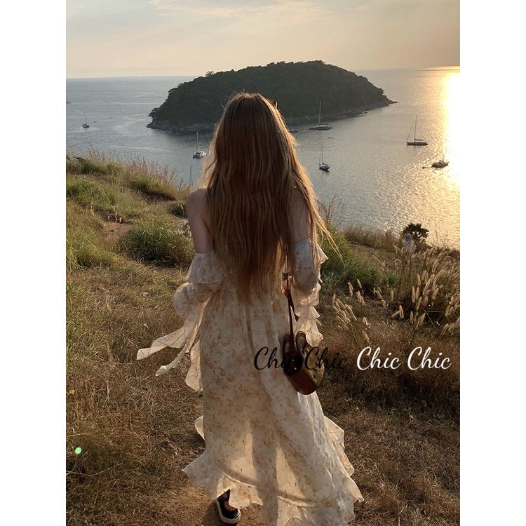 Chic Chic váy nữ Đầm Body Cho thời váy Korean Popular Vintage Fashion WLQ23A0MP7 42Z231018 | BigBuy360 - bigbuy360.vn