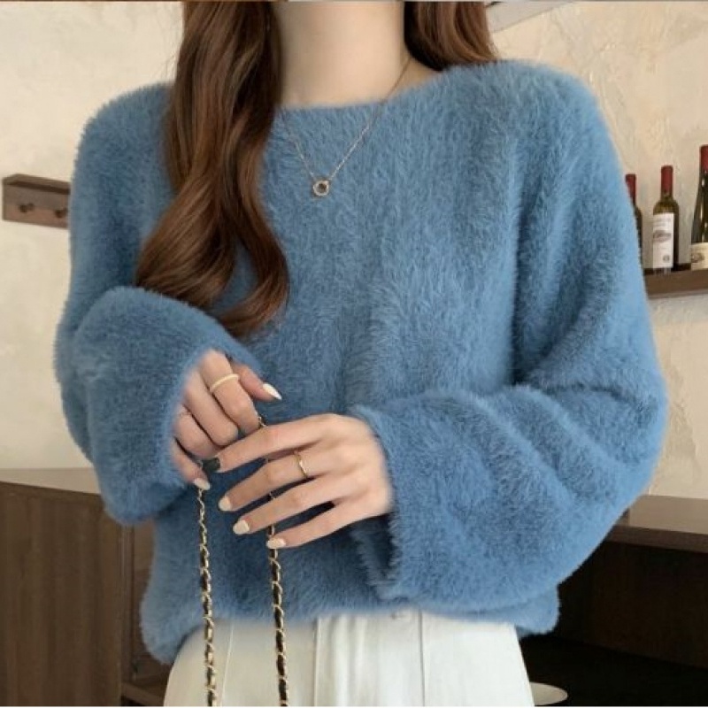 Áo Len Tay Dài Dáng Rộng Phong Cách Thời Trang Thu Đông Mới
