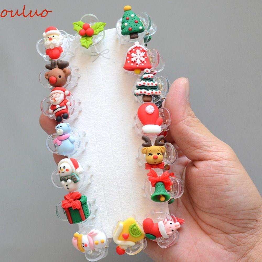 Kẹp Tóc Hình Ông Già Noel Dễ Thương Cho Bé Gái