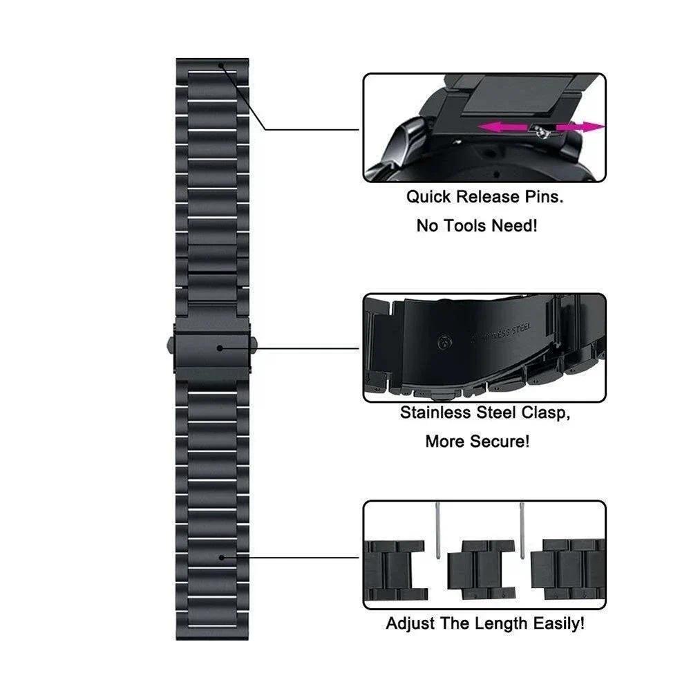 Dây Đeo Inox Cho Đồng Hồ Thông Minh zeblaze gts 3 pro zeblaze gtr 3 pro 22mm