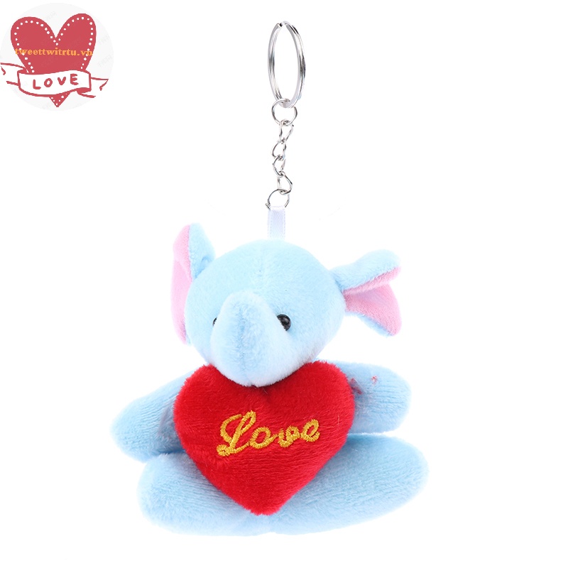 Tri Móc Khóa Hình Thú Nhồi Bông Đáng Yêu