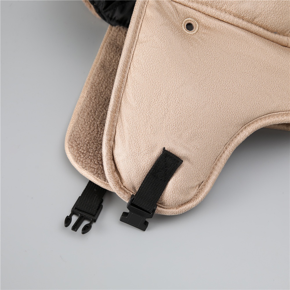 Mũ Lông Cừu Dày Dặn Giữ Ấm Tai Chống Gió Mùa Đông Cho Nam Nữ