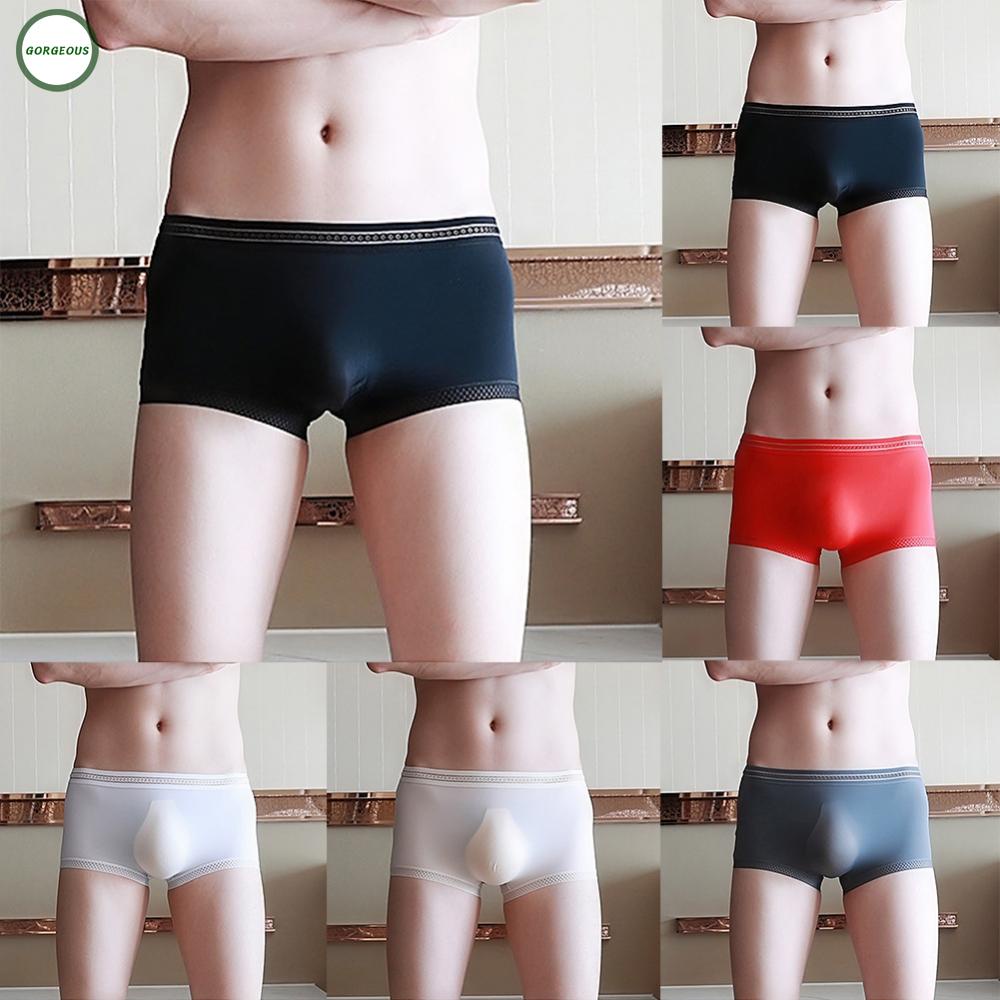 New Coming~Underwear Breathable Underpants Low Rise Bikini Male Panties See-through Pouch#Home Essentialses