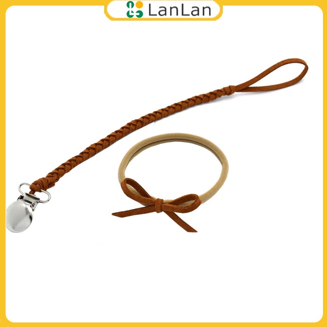 Bộ 2 Kẹp Ti Giả + Dây Xích + Băng Đô Cài Tóc Xinh Xắn Cho Bé