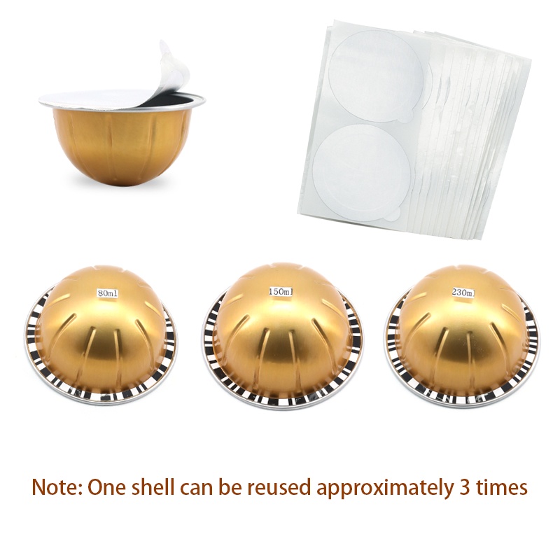 Vỏ Viên Nang Cà Phê nespresso vertuo Tự Làm Có Thể Tương Thích Với Máy Pha Cà Phê nespresso vertuo coffee vertuo, Tự Làm