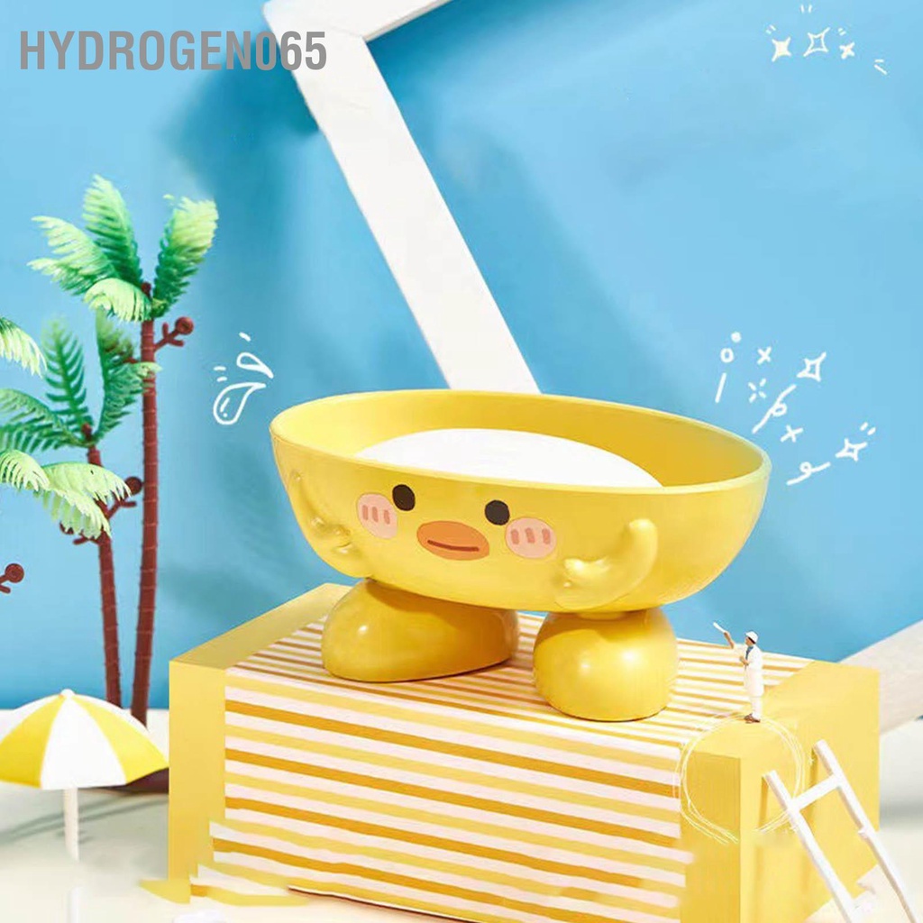 Hộp Xà Phòng Vịt Cho Trẻ Em Hoạt Hình Dễ Thương Nhanh Khô Cao Với Nhiều Lỗ Thoát Nước Tắm Hydrogen065