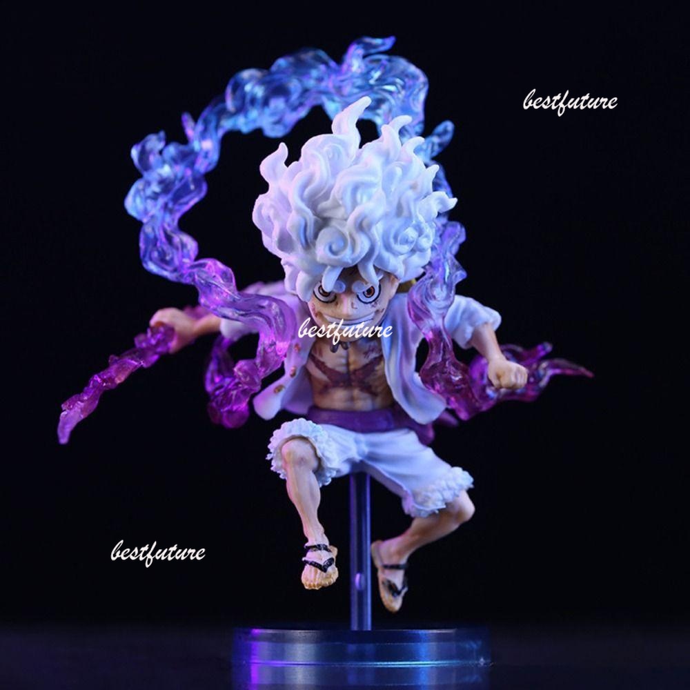 Battle luffy gear 5 Đồ Chơi Mô Hình Nhân Vật anime Bằng pvc mini Dễ Thương Trang Trí Bánh Răng d.luffy gear 5