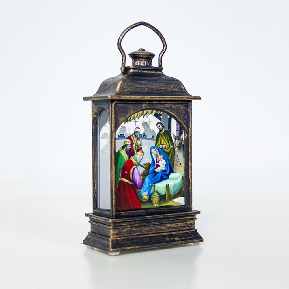 Đèn Trang Trí Giáng Sinh Di Động Sáng Tạo Có Thể Sử Dụng Như Cây Thông Noel Sơn Màu Trong Suốt Bên Nhỏ