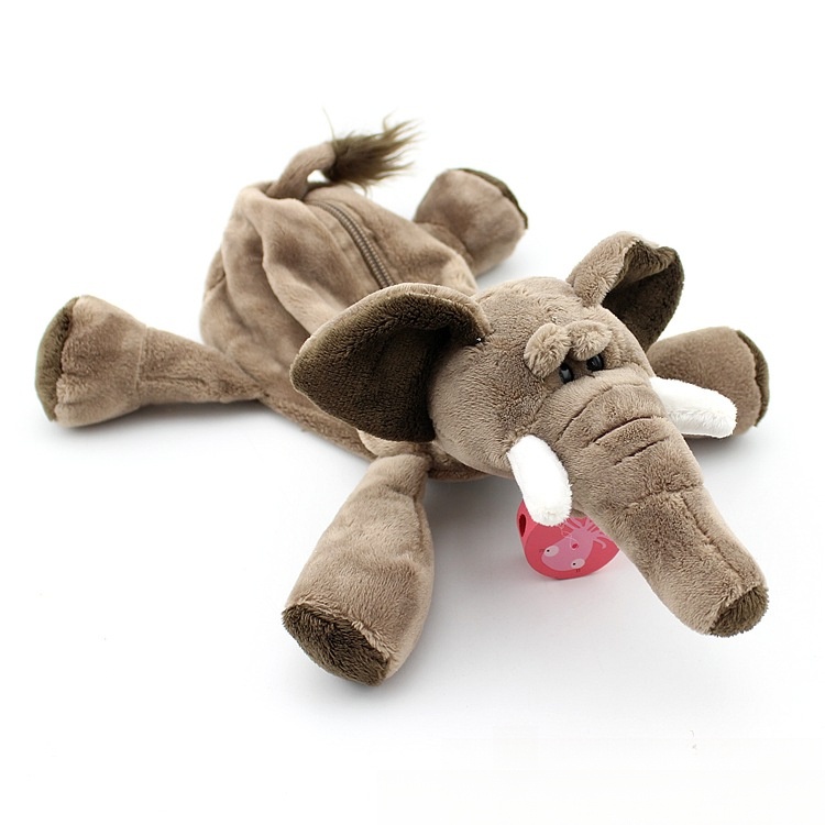 Túi Đựng Bút Bằng Vải Bông Họa Tiết Hoạt Hình Động Vật Sáng Tạo Kiểu Hàn Quốc Cho Bé