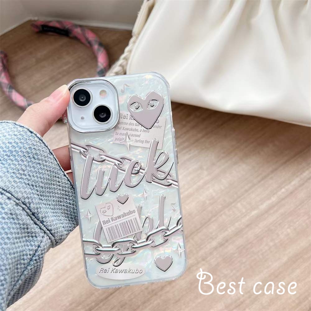 Ốp Điện Thoại Họa Tiết Trái Tim Cho iphone 11 12 13 14 15 pro max