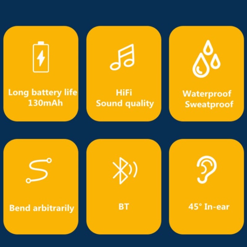 Lenovo Tai Nghe bluetooth hifi Không Dây Đeo Cổ Có Nam Châm Thể Thao Ngoài Trời