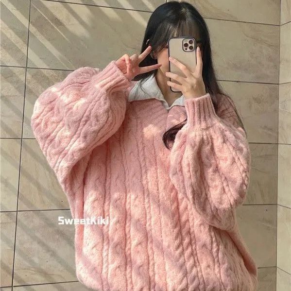 Áo sweater Nữ Thời Trang Thu Đông Phong Cách Hàn Quốc